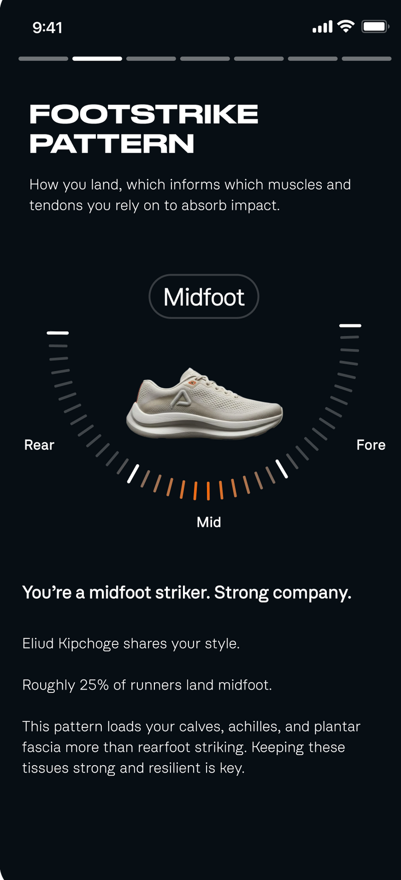 Running Signature
